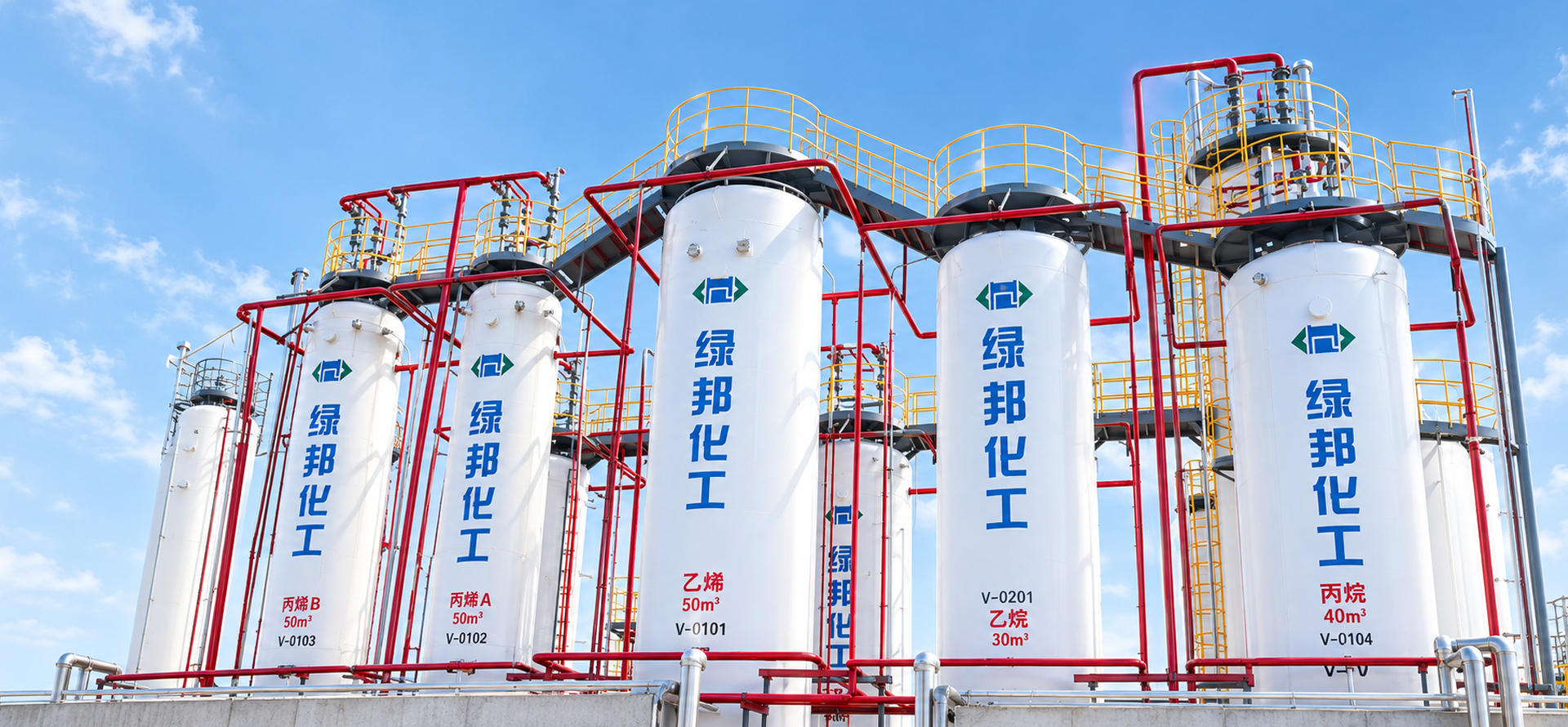 Branded storage tanks